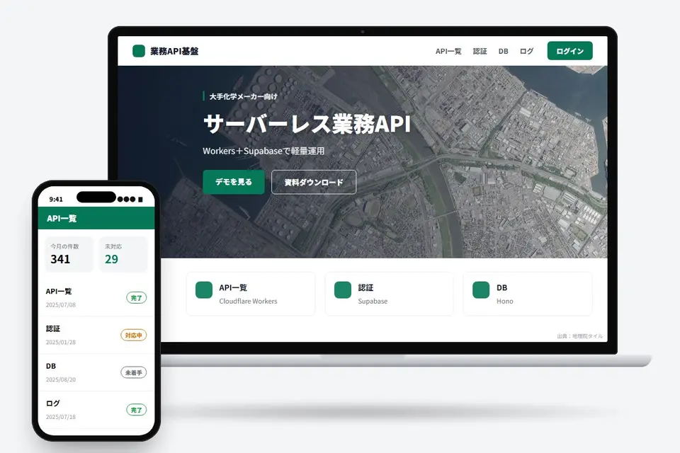 Cloudflare×Supabaseの業務API基盤構築